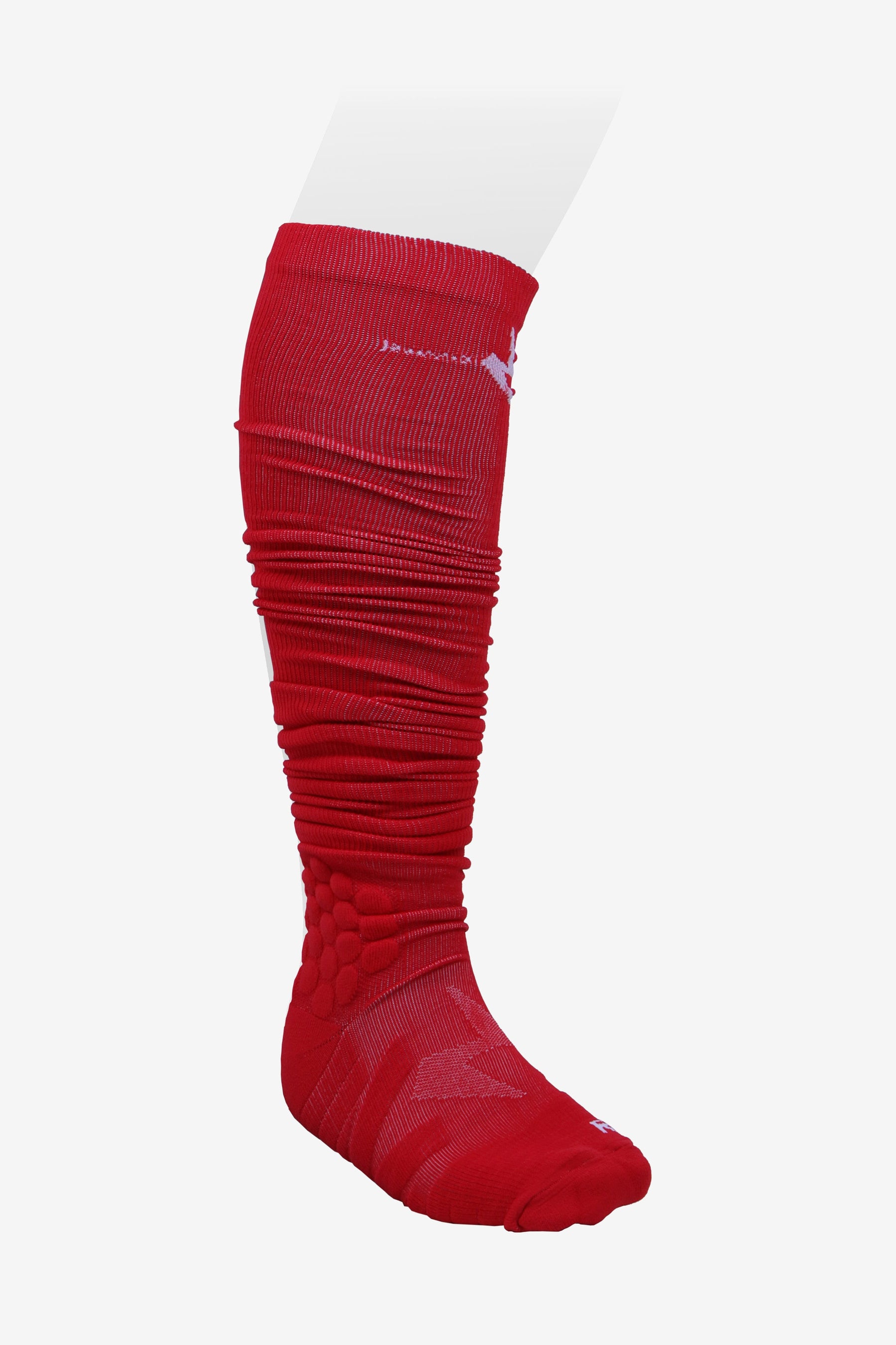 CalcetaTubo_CalcetaDeFutbolAmericano_CalcetaScrunch_CalcetasFootball_CalcetasRayoNegro_Rojo