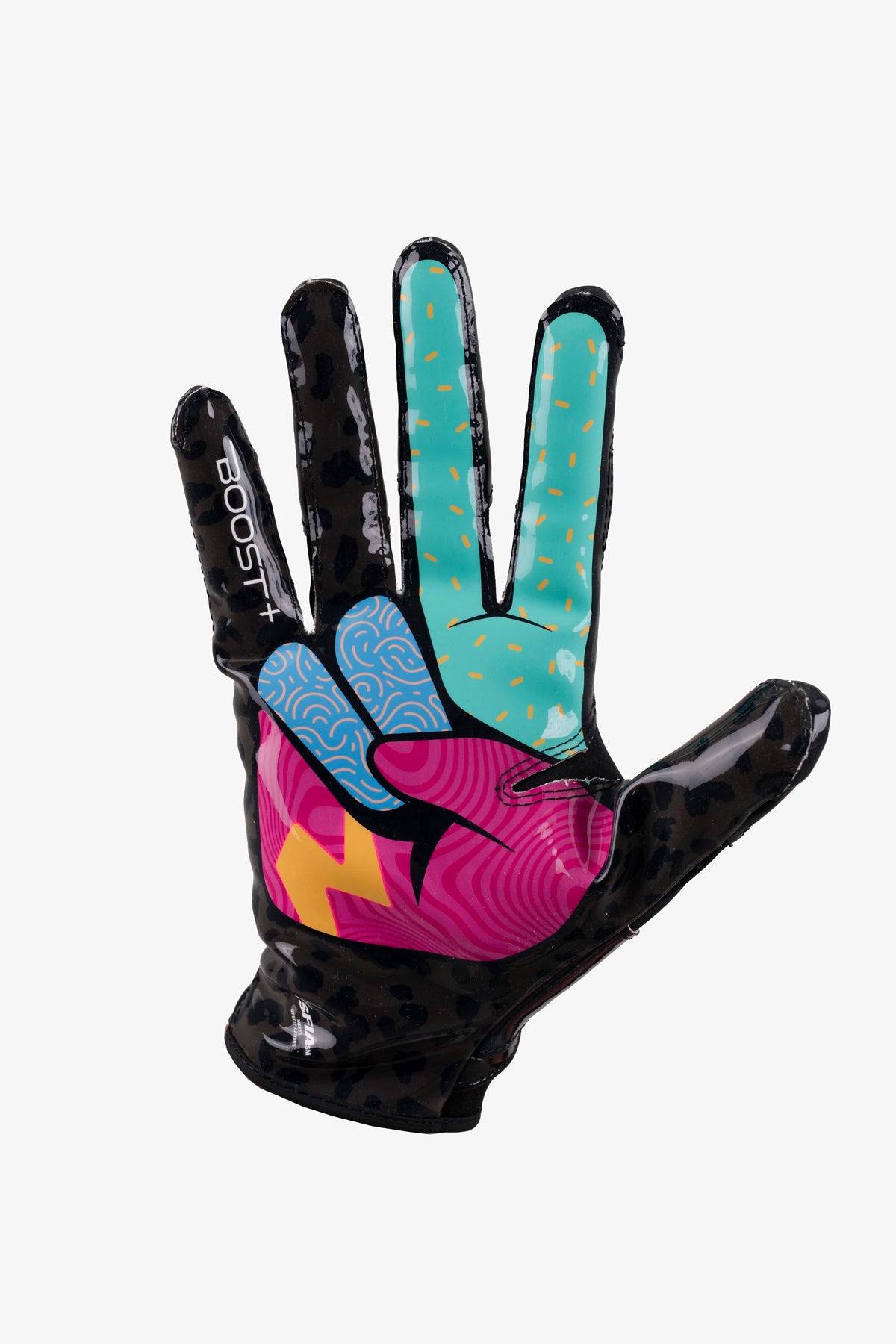 GUANTES GRIP BOOST RAYO NEGRO BLAK INFANTIL