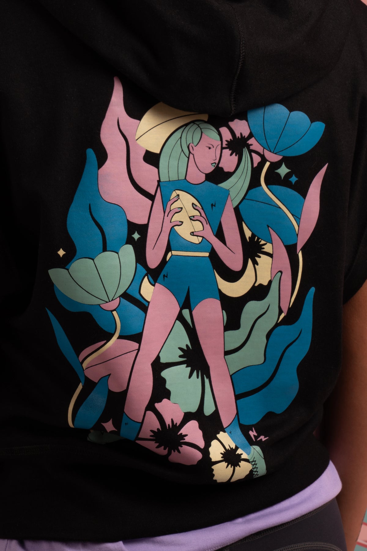 CHALECO NEGRO JUEGA COMO NIÑA