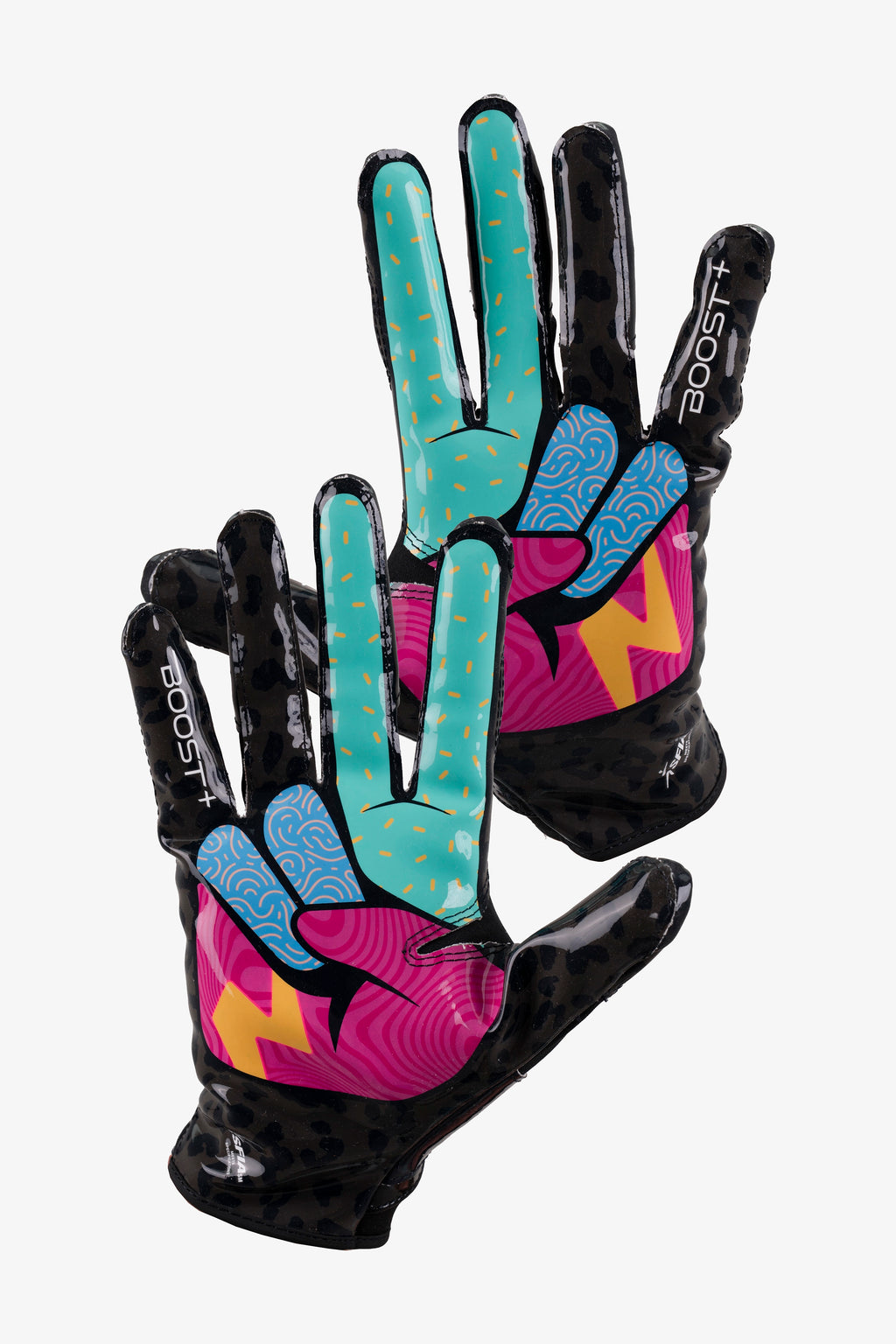 GUANTES GRIP BOOST RAYO NEGRO BLAK ADULTO