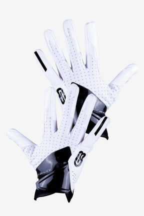 GUANTES STEALTH 5.0  BLACK WHITE FOOTBALL