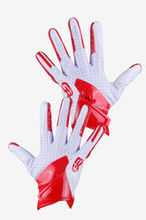GUANTES STEALTH 5.0  DUAL  RED/WHITE FOOTBALL