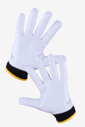 GUANTES STEALTH 5.0  GOLD WHITE FOOTBALL