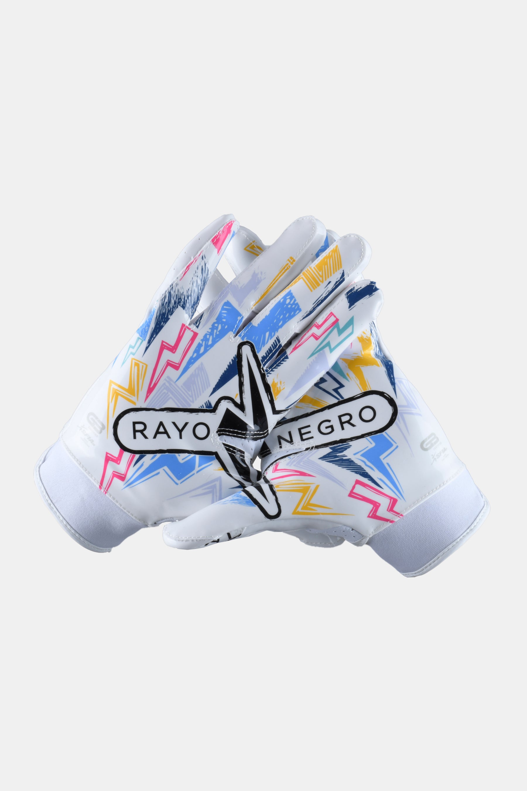 GUANTES FOOTBALL RAYO NEGRO ELECTRIC DAY