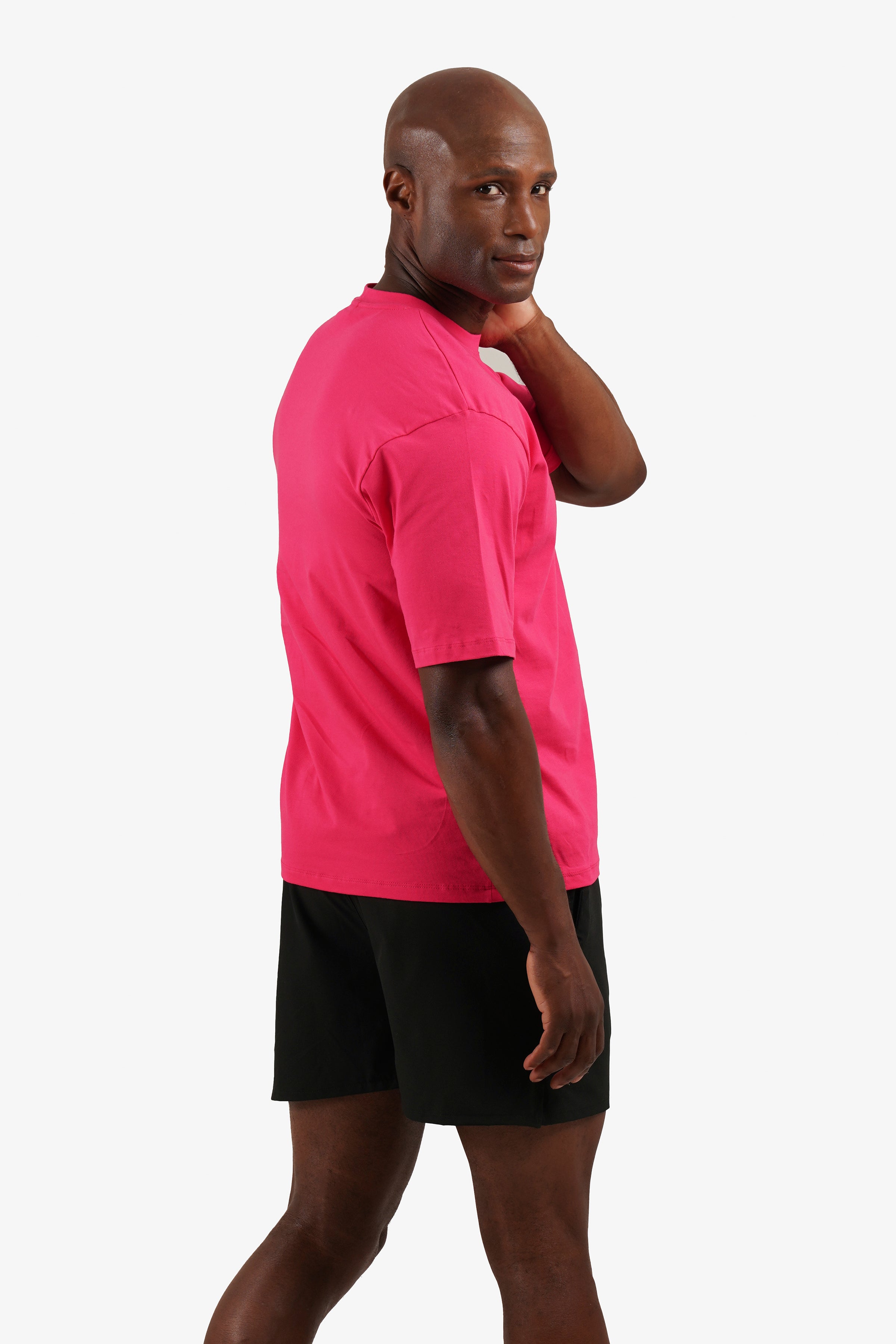 PLAYERA RELAXED FIT MES ROSA