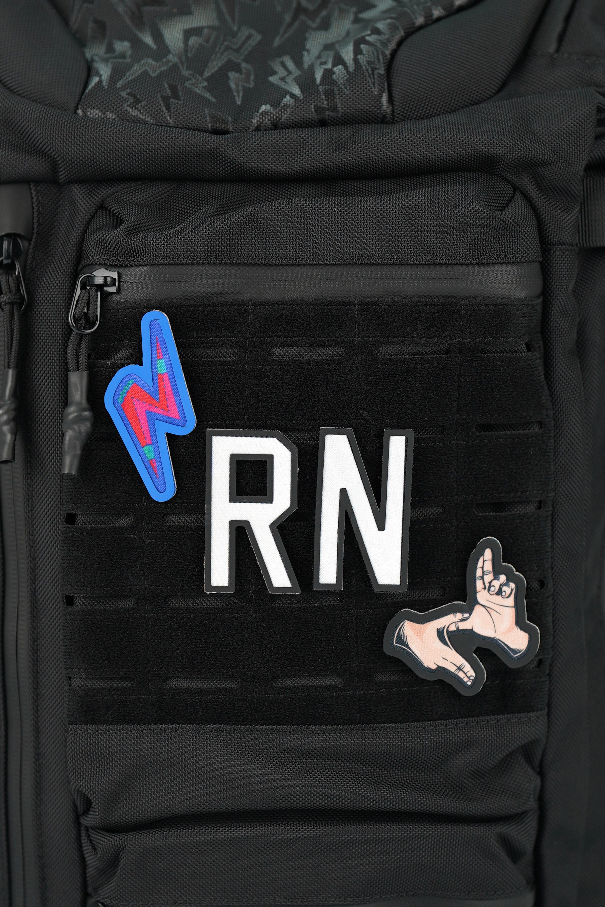 PARCHE ABECEDARIO RAYO NEGRO