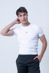 RayoNegro_BodyMangaCortaHombre_BodyDeMangaCorta_RopaDeFutbolAmericano_BodyMangaCortaFootball_BodyDeportivoHombre_BodyBlancoDeportivoMangaCorta