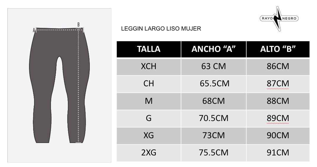 Guía de tallas
