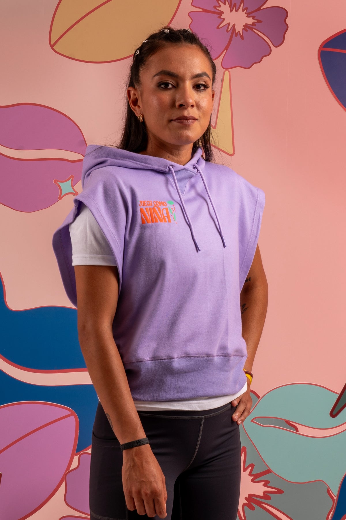 CHALECO LAVANDA JUEGA COMO NIÑA
