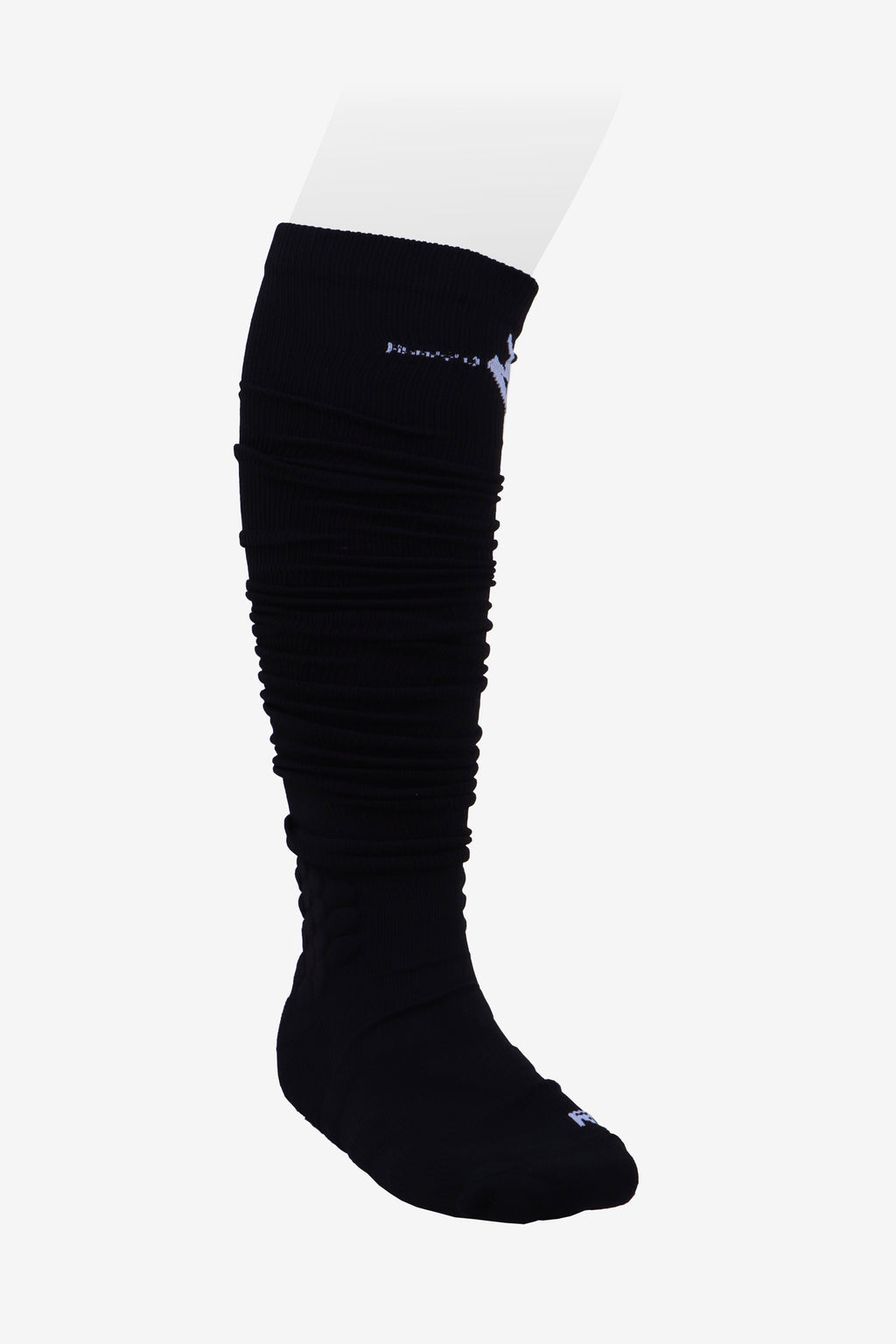 CalcetaTubo_CalcetaDeFutbolAmericano_CalcetaScrunch_CalcetasFootball_CalcetasRayoNegro-Negro