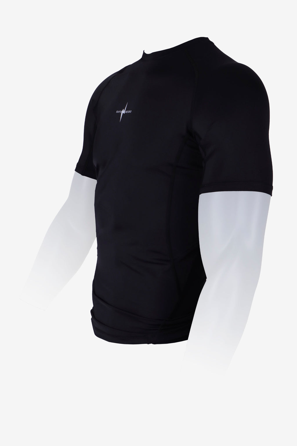 RayoNegro_BodyMangaCortaHombre_BodyDeMangaCorta_RopaDeFutbolAmericano_BodyMangaCortaFootball_BodyDeportivoHombre_BodyNegroDeportivoMangaCorta