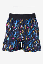 SHORT COLLEGE RAYITOS NEGRO COLORES HOMBRE